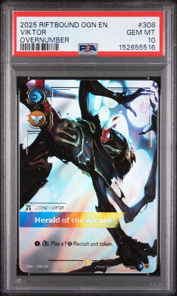 2025 #308 Viktor - Herald of the Arcane PSA 10 Riftbound: League of Legends Ogn-Origins