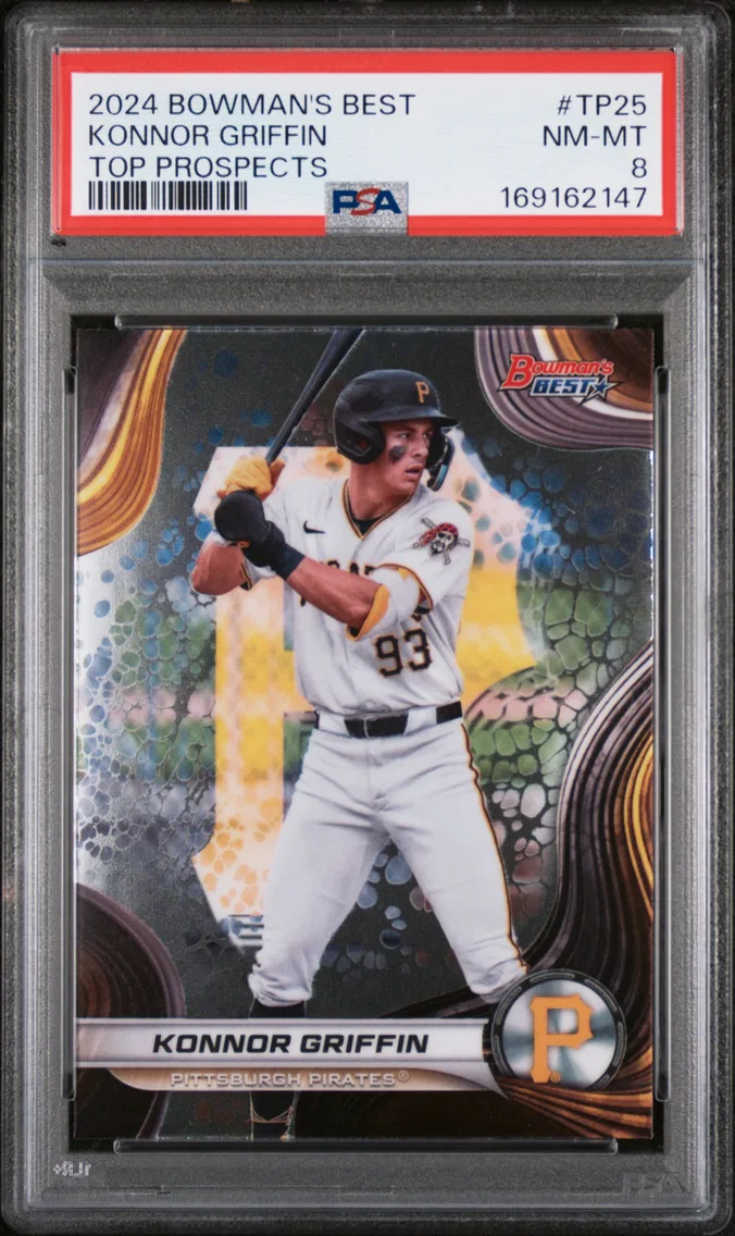 2024 #TP25 Konnor Griffin PSA 8 Bowman's Best Top Prospects