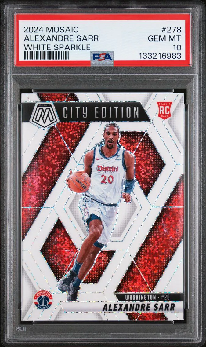 2024 #278 Alexandre Sarr PSA 10 Panini Mosaic