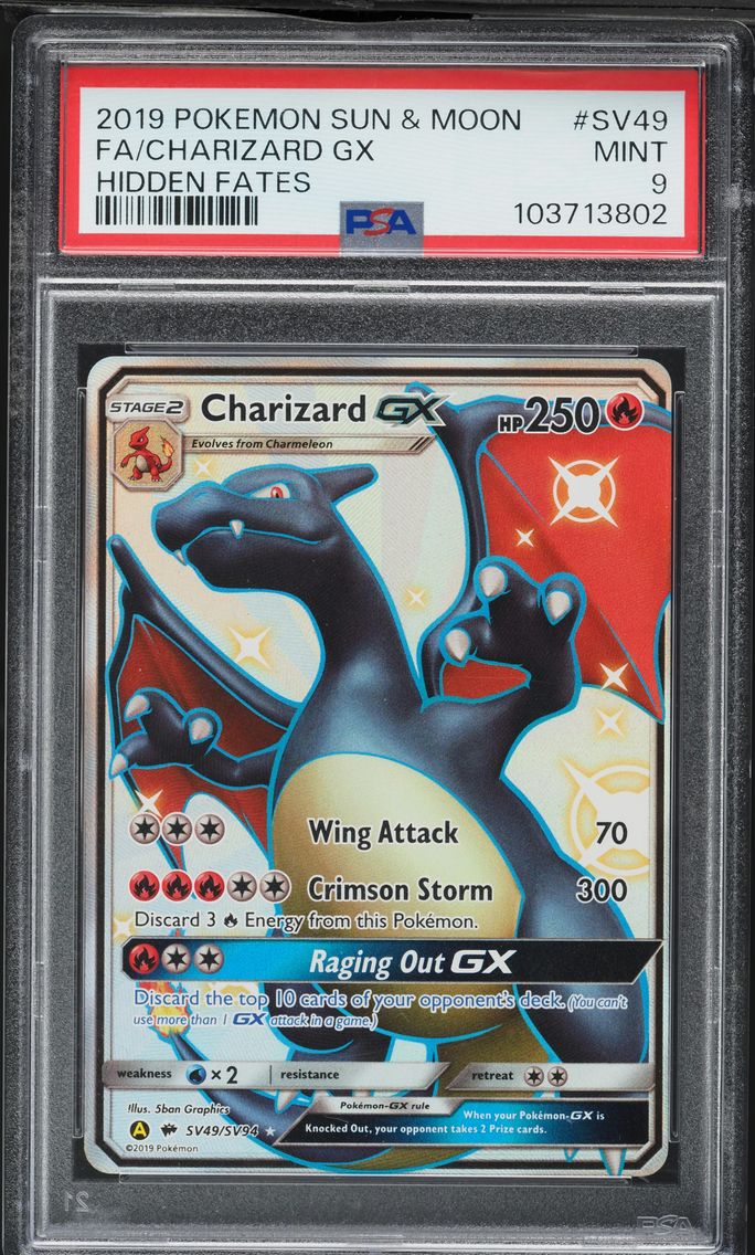 2019 #SV49 Full Art/Charizard GX