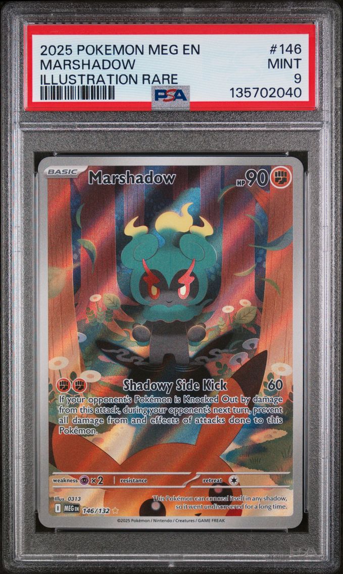 2025 #146 Marshadow PSA 9 Meg EN-Mega Evolution