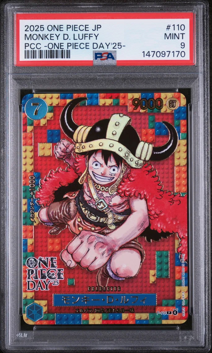 2025 #110 Monkey D. Luffy PSA 9 One Piece Japanese Premium Card Collection -One Piece Day'25-
