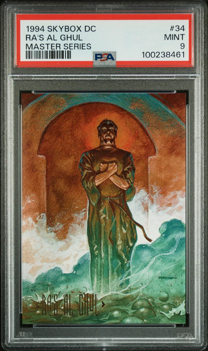 1994 #34 RA's Al Ghul PSA 9 Skybox DC Master Series
