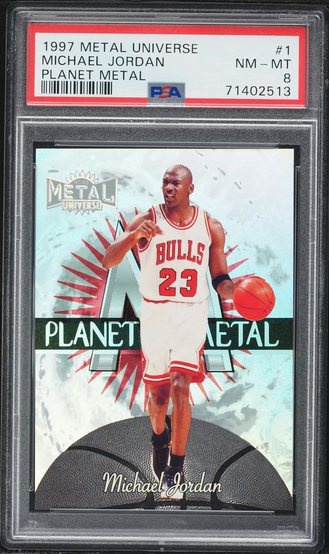 1997 #1 Michael Jordan PSA 8 Met
