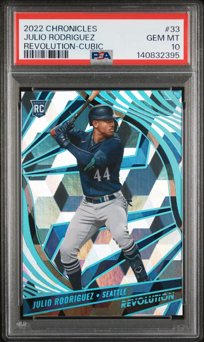 2022 #33 Julio Rodriguez PSA 10 Panini Chronicles Revolution