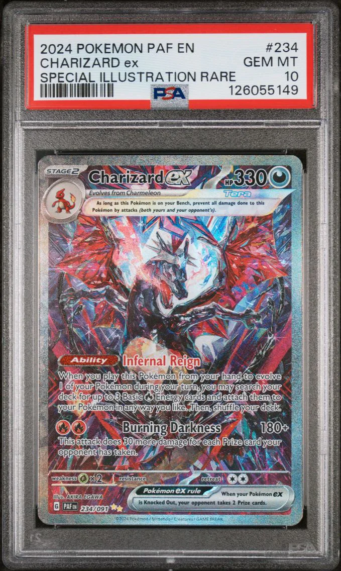 2024 #234 Charizard EX PSA 10 Pa