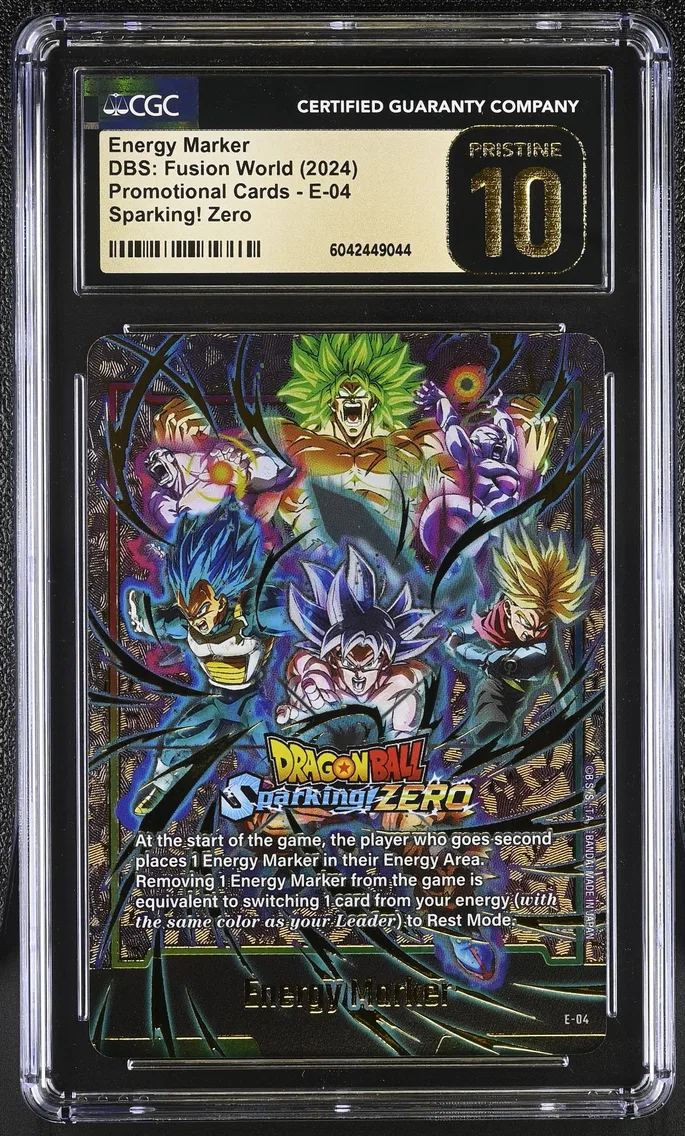 2024 #E-04 Energy Marker CGC 10 Pristine Promotional Cards - English