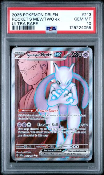 Team Rocket's Mewtwo EX #213