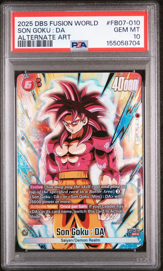 2025 #FB07-010 Son Goku : DA PSA 10 Dragon Ball Super Card Game Fusion World Wish for Shenron