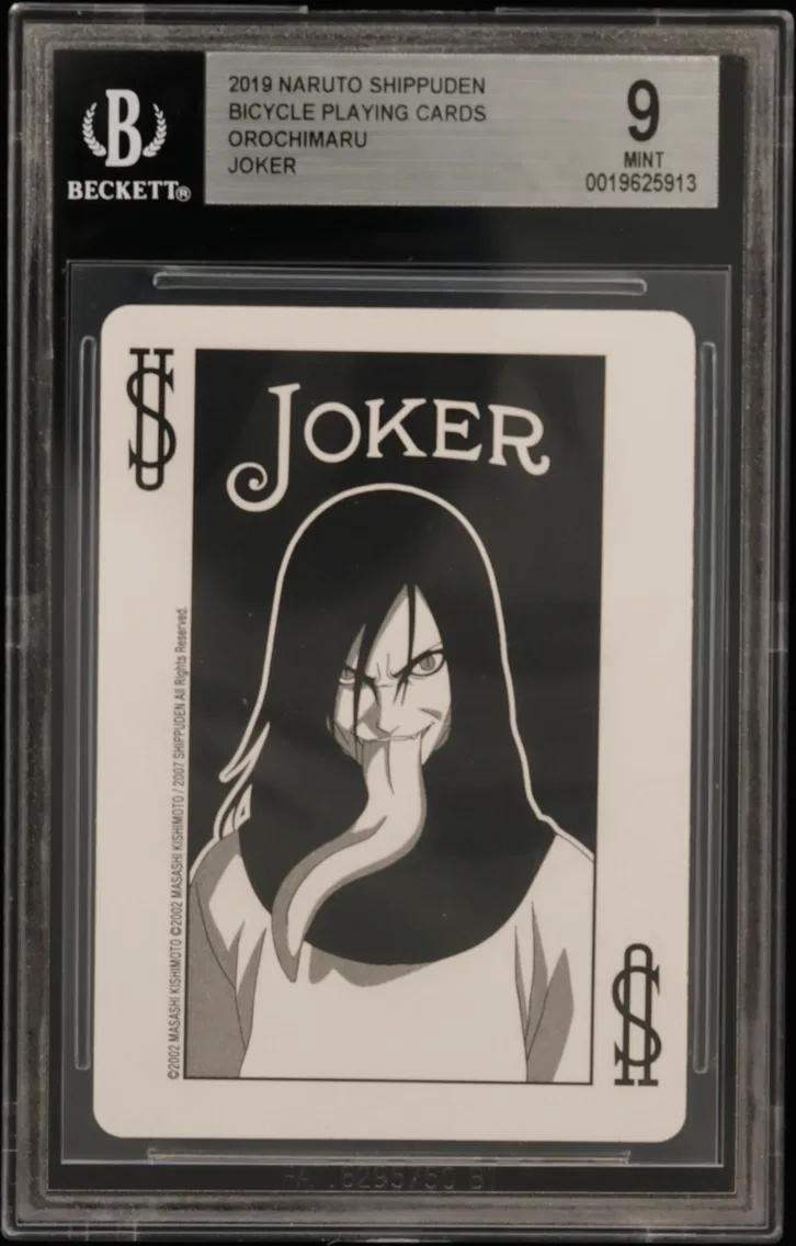 2019 #NNO Orochimaru/(Joker) BGS 9 Naruto Shippuden Bicycle Playing Cards
