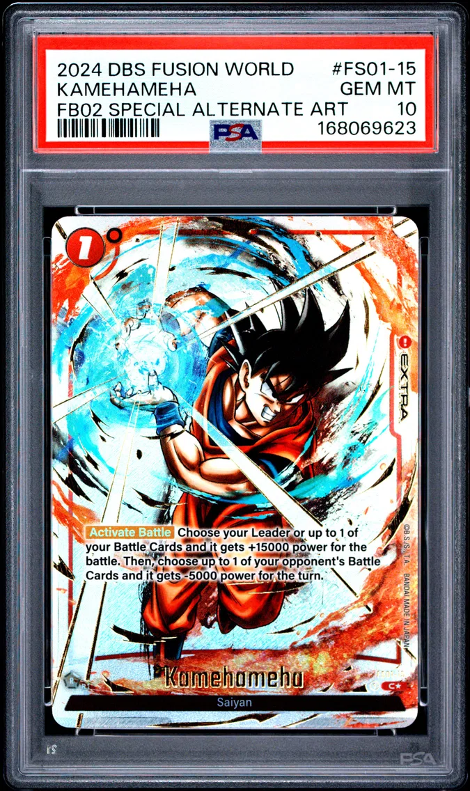 2024 #FS01-15 Kamehameha PSA 10 Dragon Ball Super Card Game Fusion World Blazing Aura