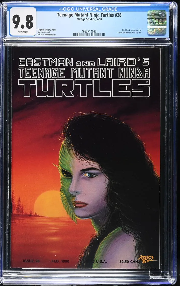 1990 #NA 1990 Teenage Mutant Ninja Turtles #28 CGC 9.8 Mirage Studios CGC 9.8