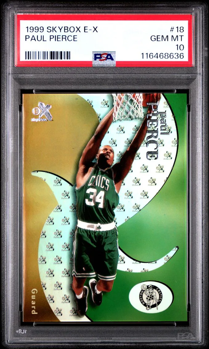 1999 #18 Paul Pierce PSA 10 Skybox E-X