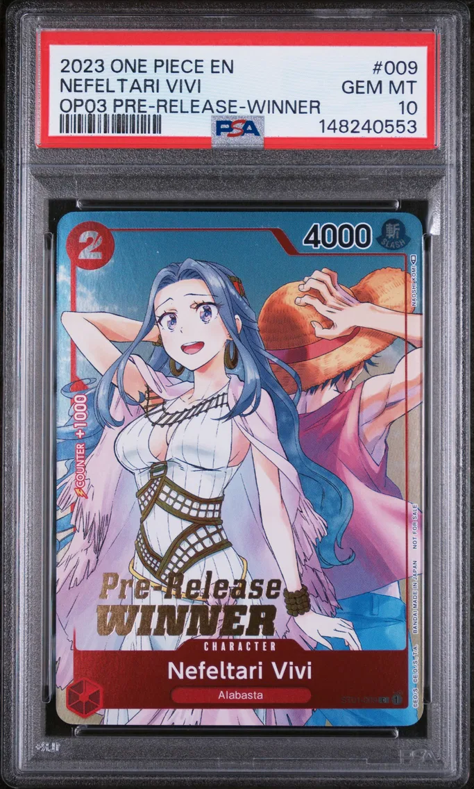 2023 #009 Nefeltari Vivi PSA 10 One Piece Promos