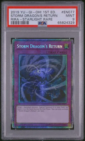 2019 YU-GI-OH! RISING RAMPAGE | 1ST EDITION-STARLIGHT RARE #EN077 STORM ...
