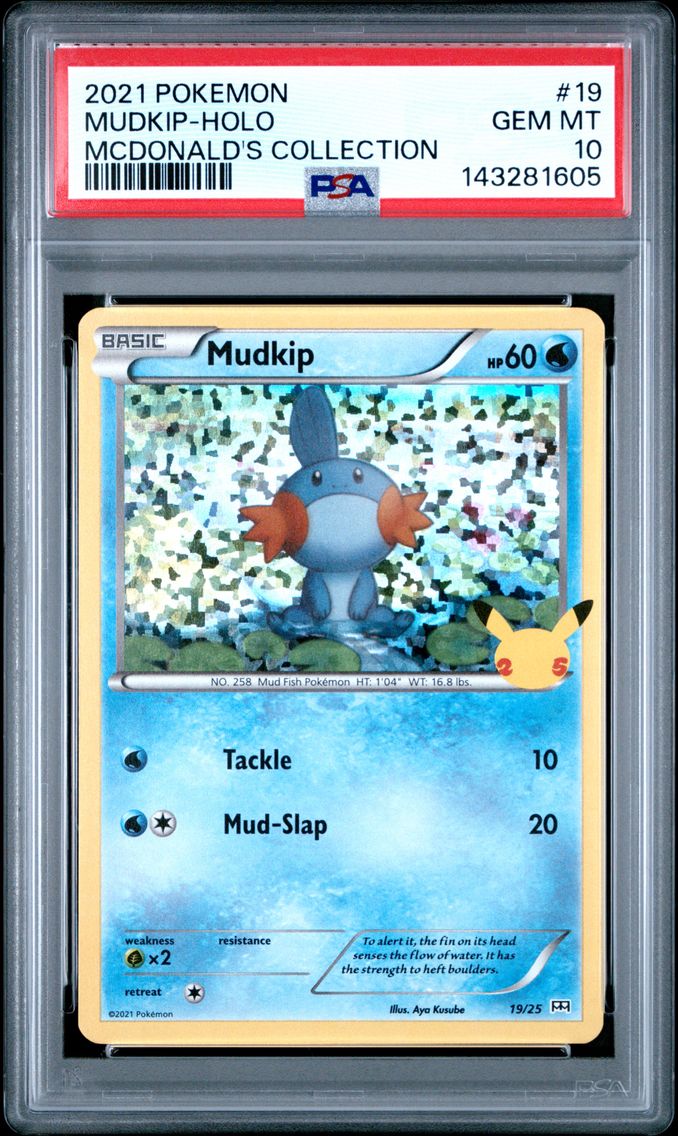 2021 #19 Mudkip-Holo PSA 10 Mcdo