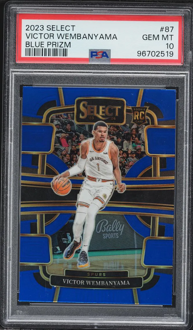 2023 #87 Victor Wembanyama PSA 10 Panini Select Basketball