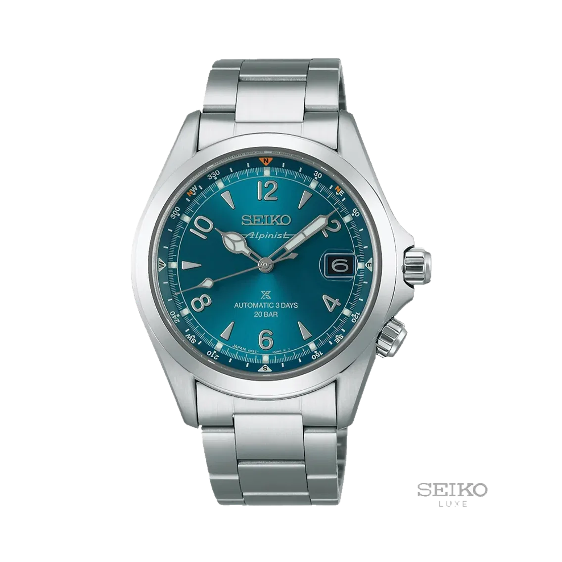 Seiko SPB503 Prospex Land Mechanical 39.5mm - Teal on Bracelet