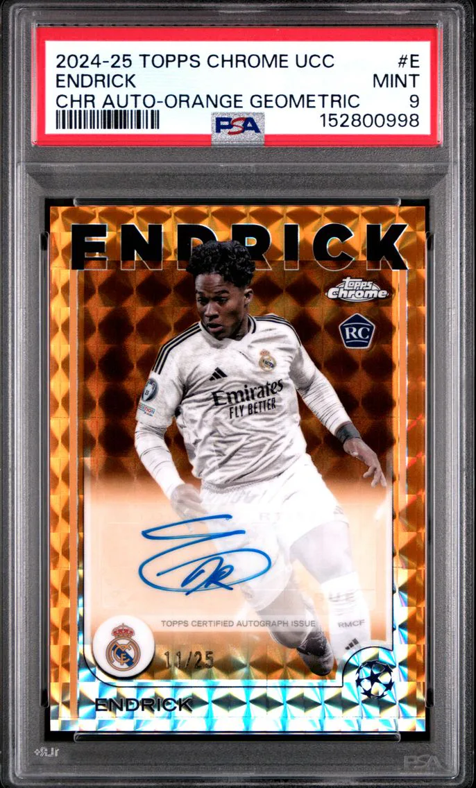 2024 #E Endrick PSA 9 Topps Chro