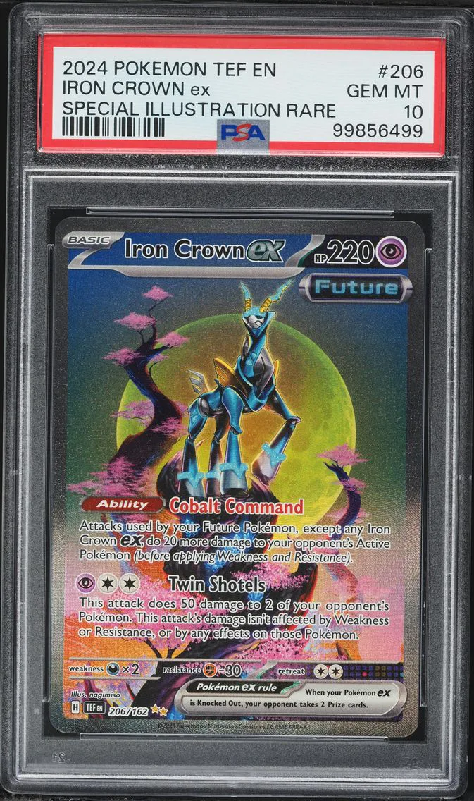 2024 #206 Iron Crown EX PSA 10 Tef EN-Temporal Forces Pokemon