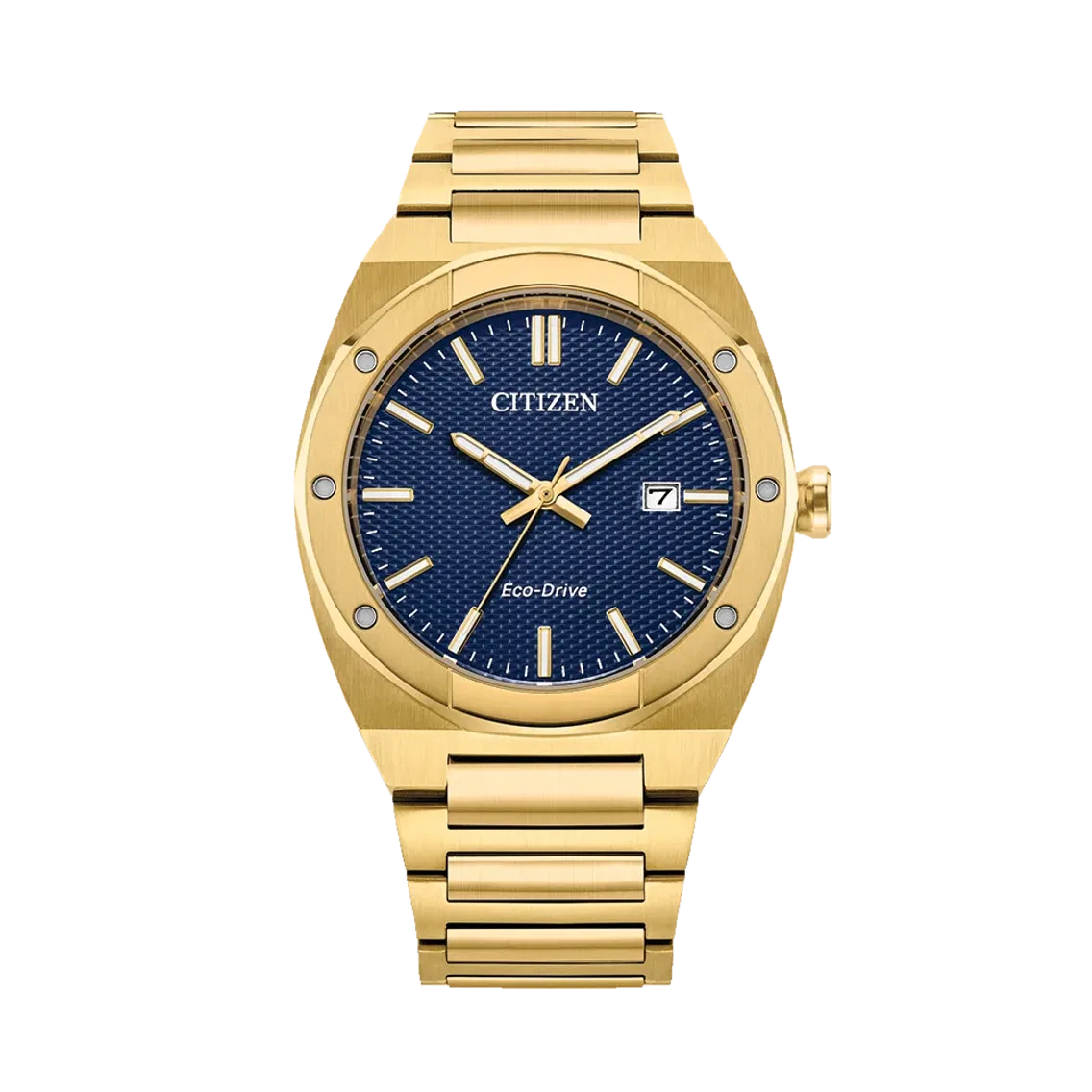 Citizen Sport Luxury Gold-Tone 40mm - Blue on Bracelet