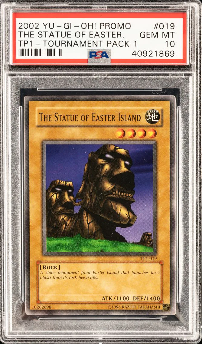 THE STATUE OF EASTER ISLAND TP1-019 TOURNAMENT PACK 1 2002 PSA 10
