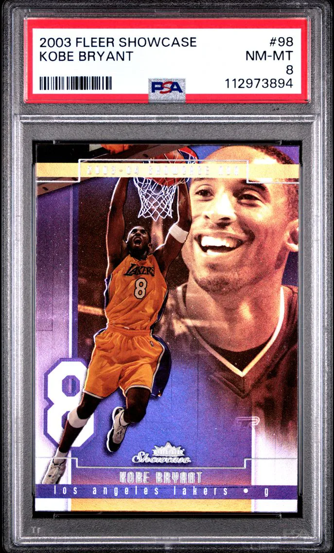 2003 #98 Kobe Bryant PSA 8 Fleer Showcase