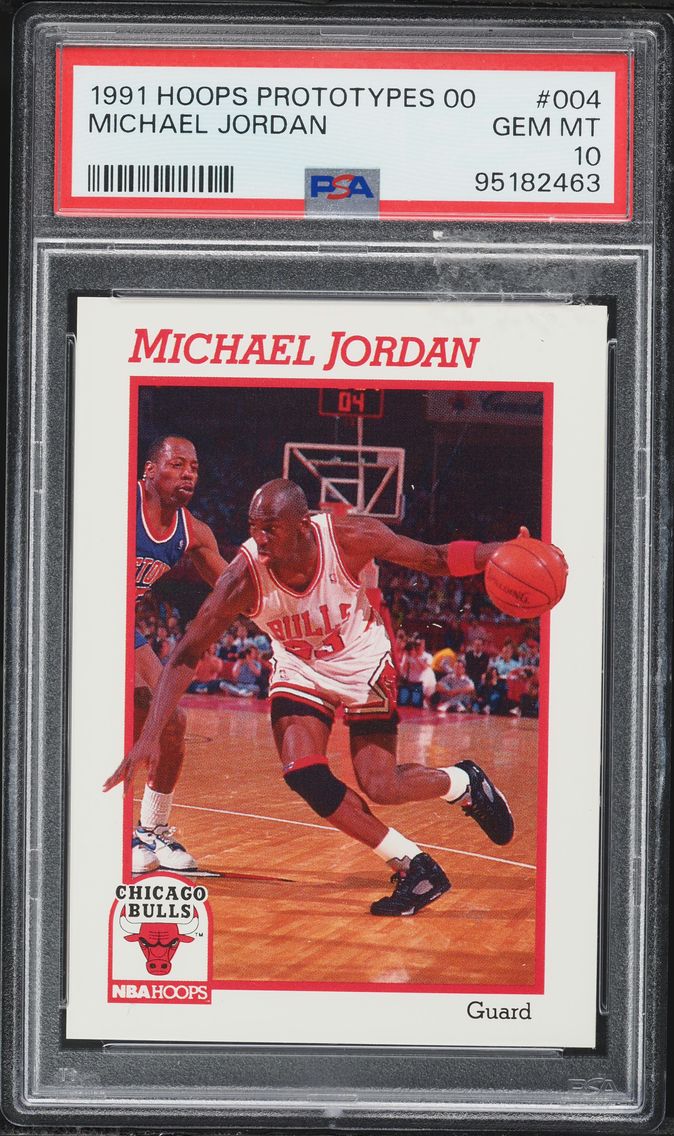 1991 #4 Michael Jordan PSA 10 Ho
