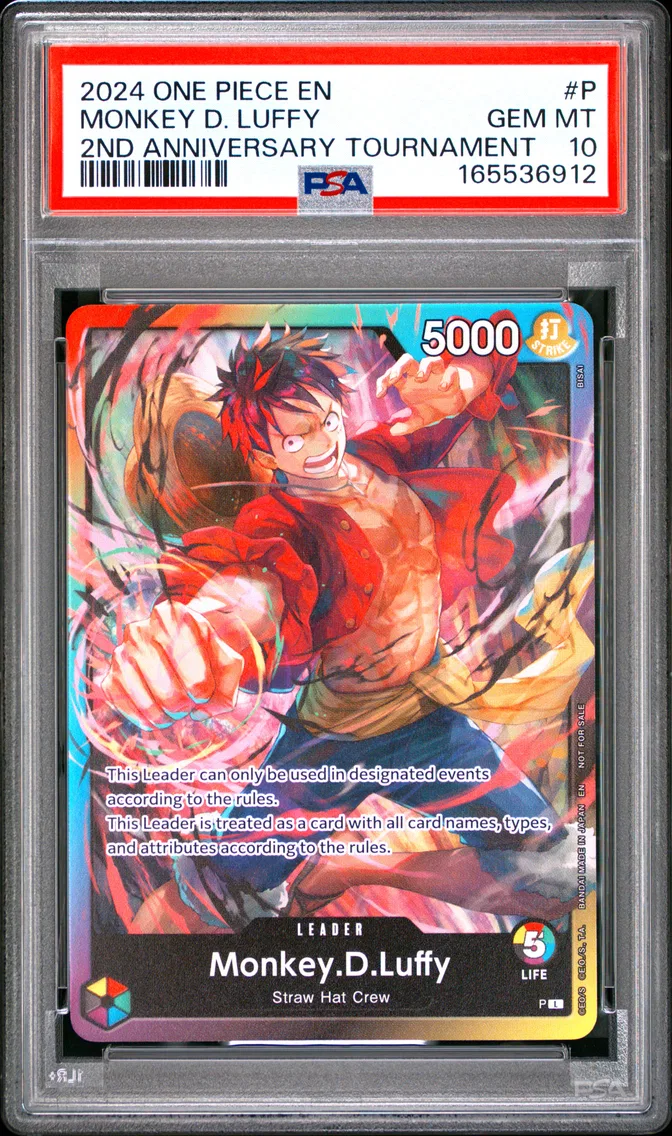2024 #P Monkey D. Luffy PSA 10 One Piece Promos