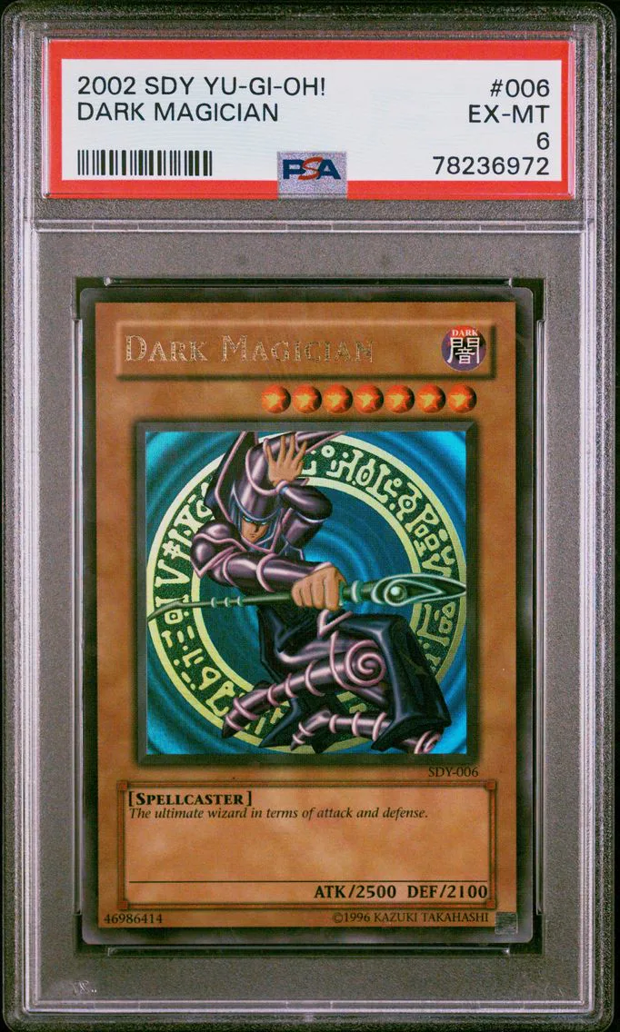 2002 #006 Dark Magician PSA 6 YU-GI-Oh! Starter Deck: Yugi