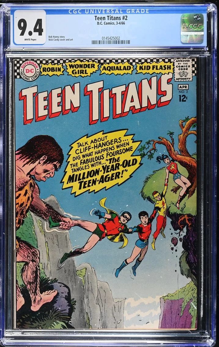 1966 Teen Titans #2 CGC 9.4 DC Comics