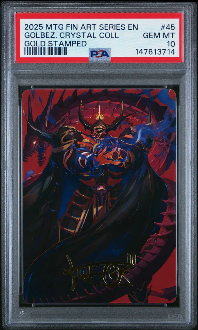 2025 #45 Golbez, Crystal Collector PSA 10 Final Fantasy Art Series