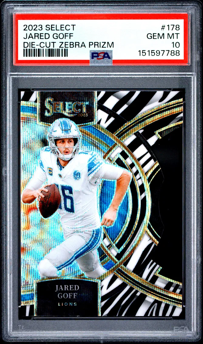 2023 #178 Jared Goff PSA 10 Panini Select