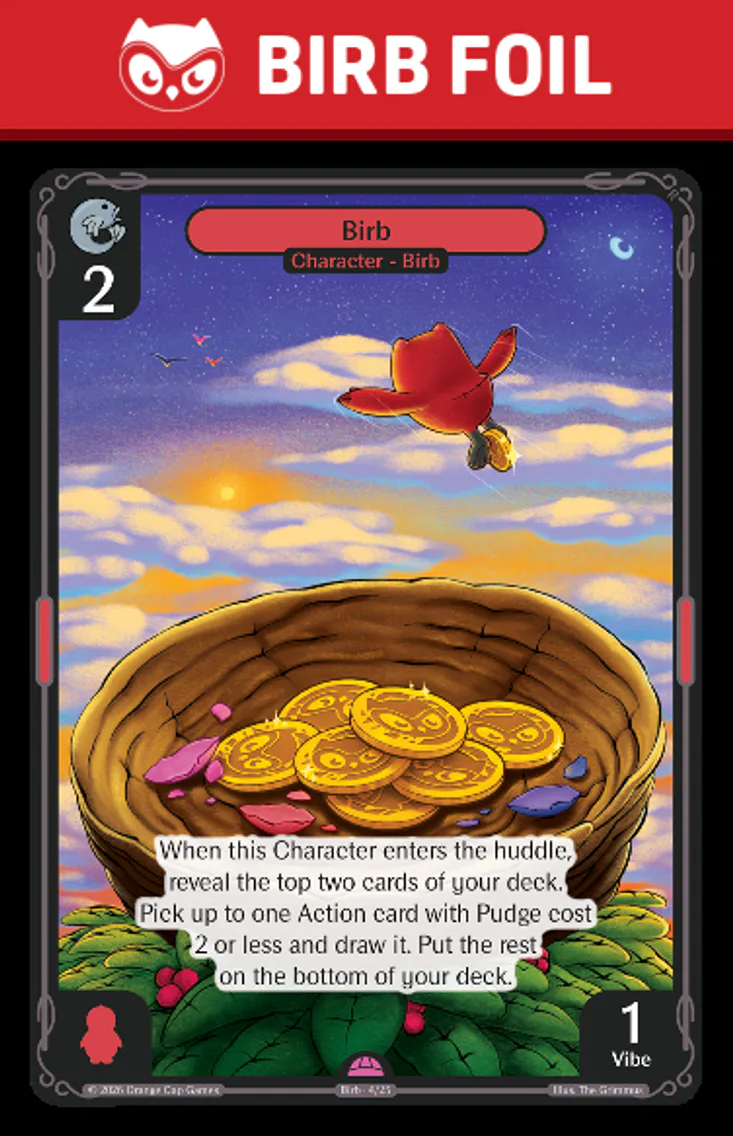 2026 Birb Vibes TCG Promo #4 - Birb Foil