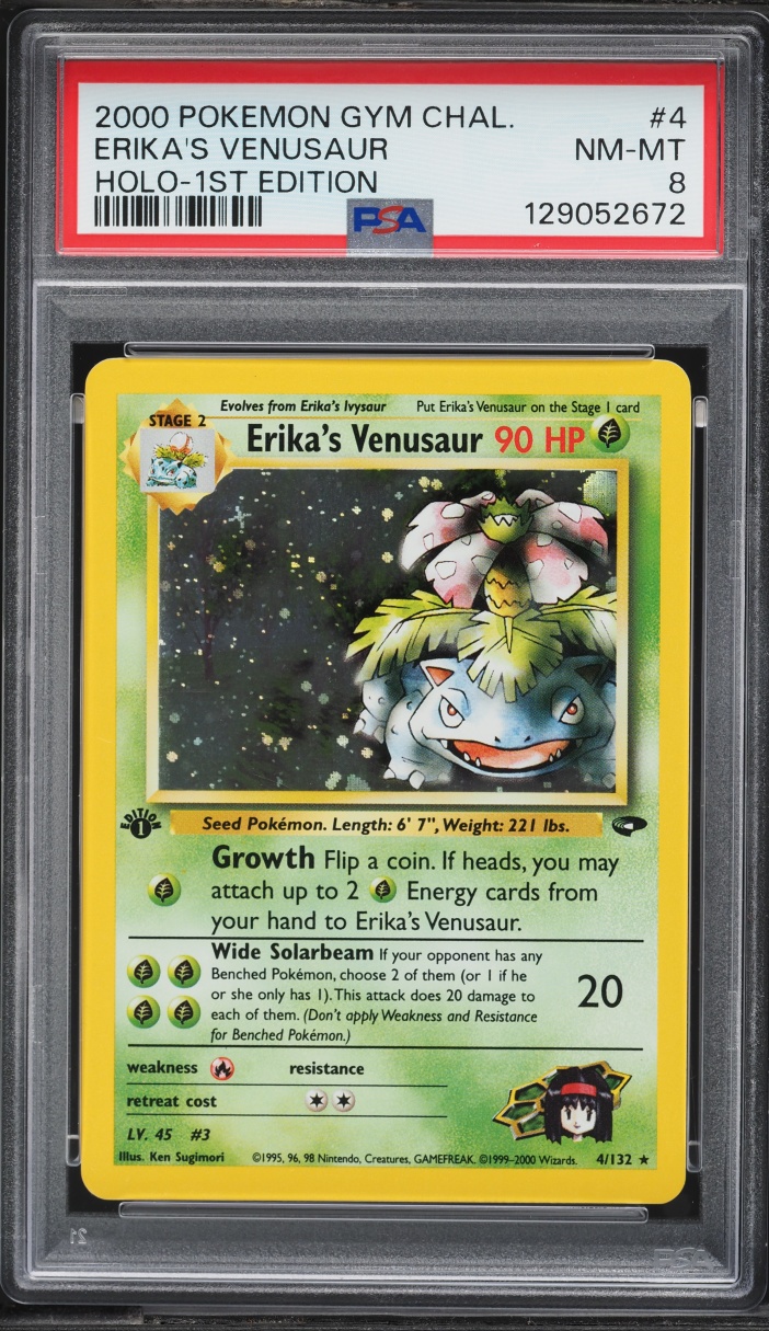 Gym Challenge 1st Edition Holo Erika's Venusaur NM-MT