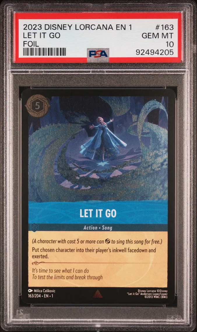 2023 #163 Let It Go PSA 10 Disney Lorcana EN 1-the First Chapter