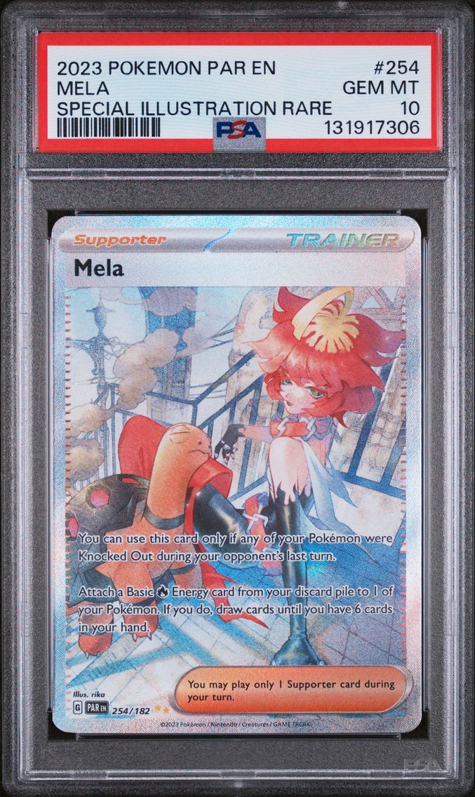 2023 #254 Mela PSA 10 Par EN-Paradox Rift Pokemon