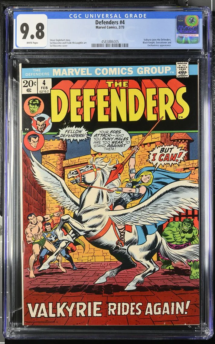 1973 #NA 1973 Defenders #4 CGC 9.8 Marvel Comics CGC 9.8