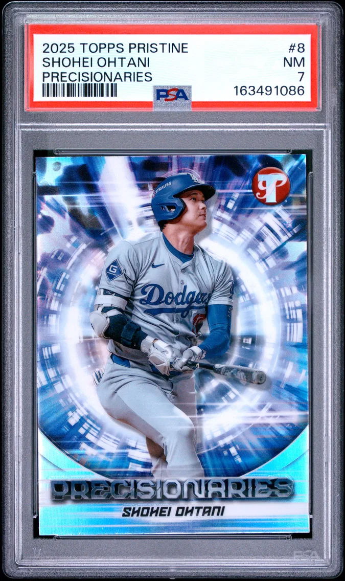 2025 #8 Shohei Ohtani PSA 7 Topps Pristine Precisionaries