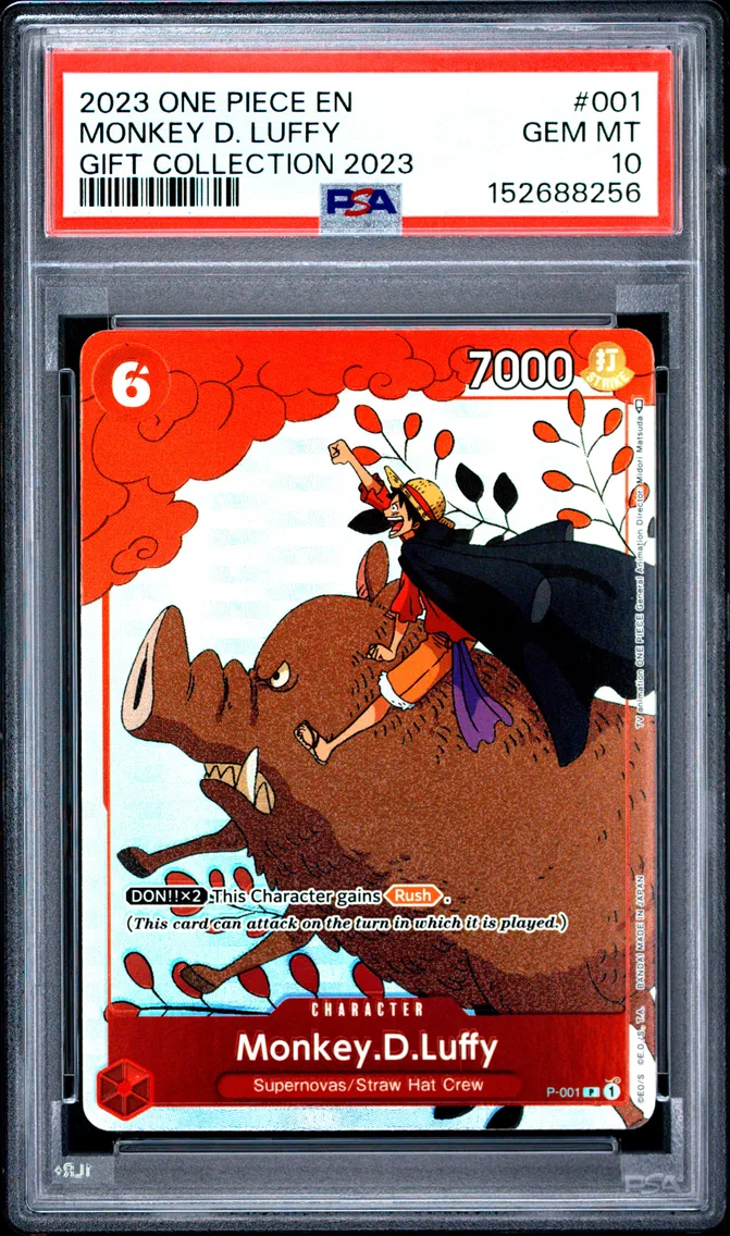 2023 #001 Monkey D. Luffy PSA 10 One Piece Gift Collection 2023