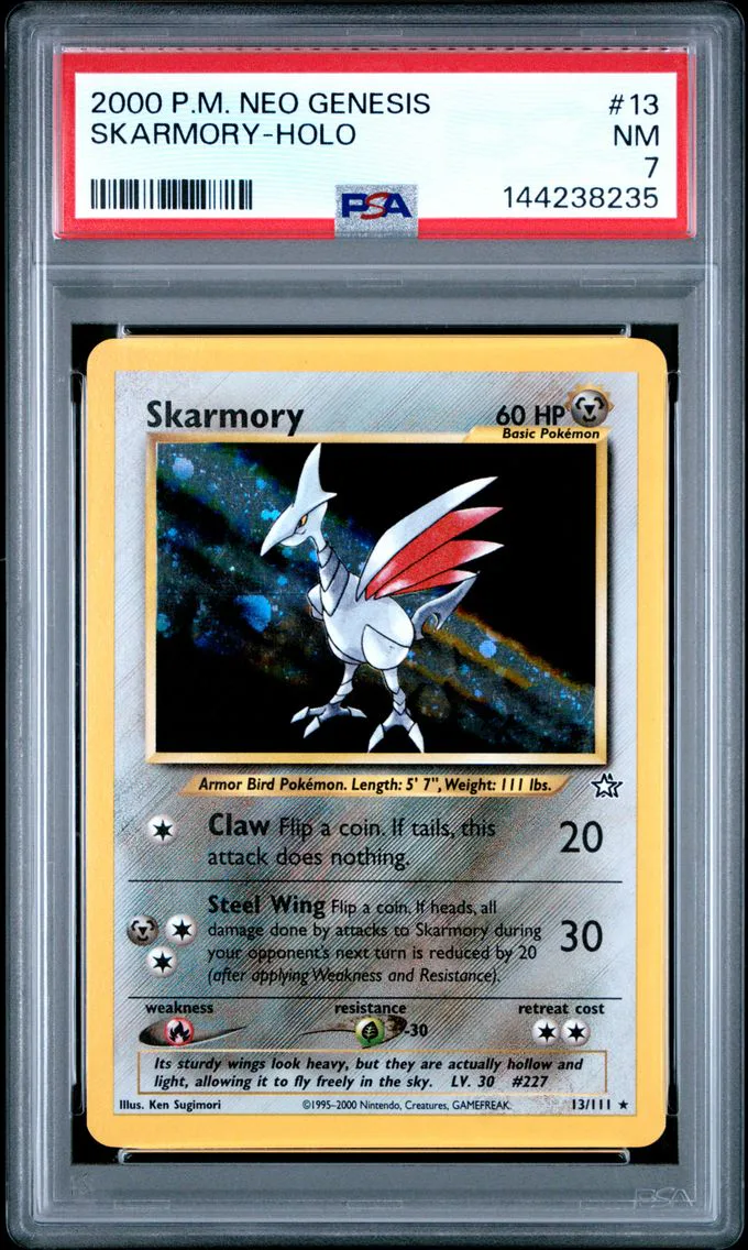 2000 #13 Skarmory-Holo PSA 7 Neo Genesis
