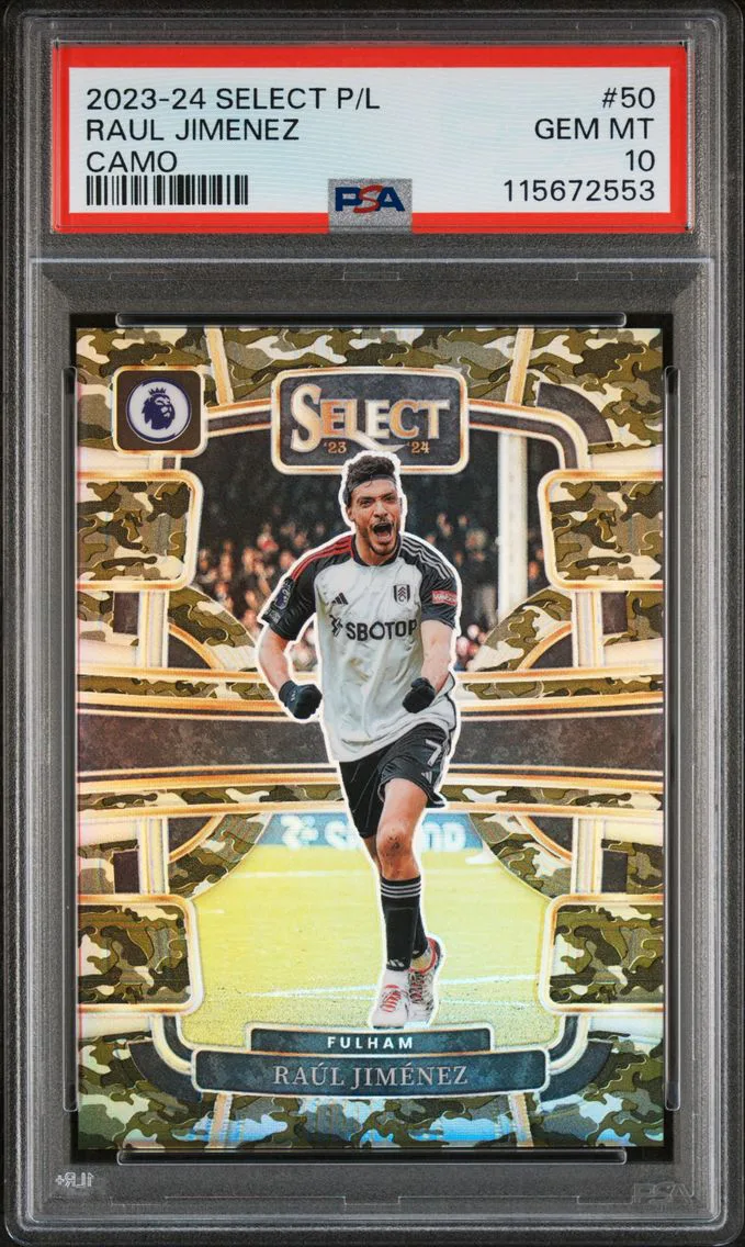2023 #50 Raul Jimenez PSA 10 Panini Select Premier League