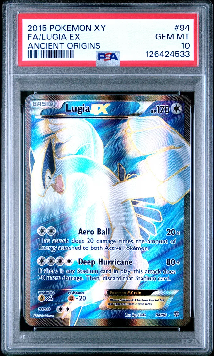 2015 #94 Full Art/Lugia EX PSA 1
