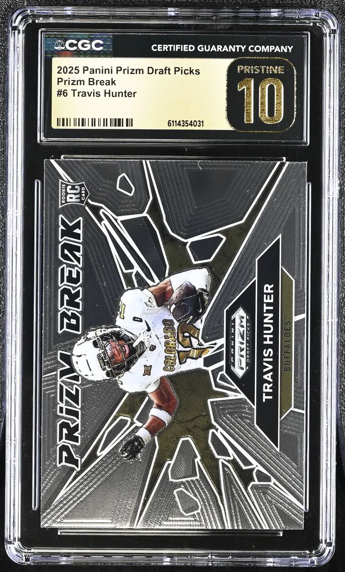2025 #6 Travis Hunter CGC 10 Panini Prizm Draft Picks Football