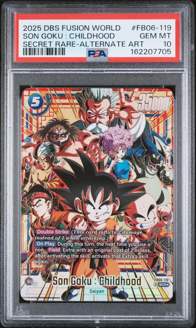 2025 #FB06-119 Son Goku : Childhood #fb06-119 PSA 10 Dragon Ball Super Card Game Fusion World Rivals Clash