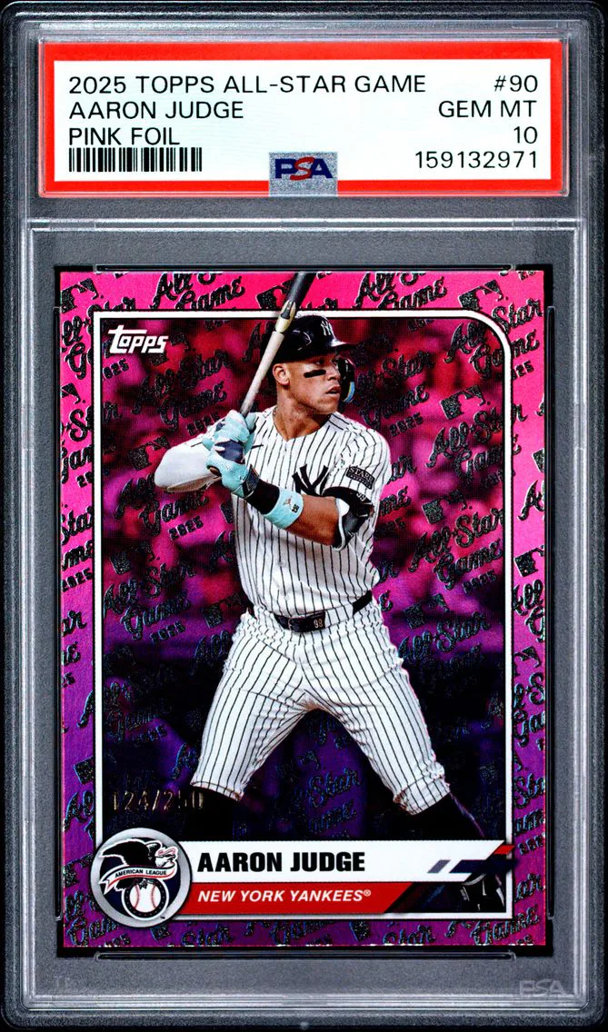 2025 #90 Aaron Judge PSA 10 Topps All-Star Game