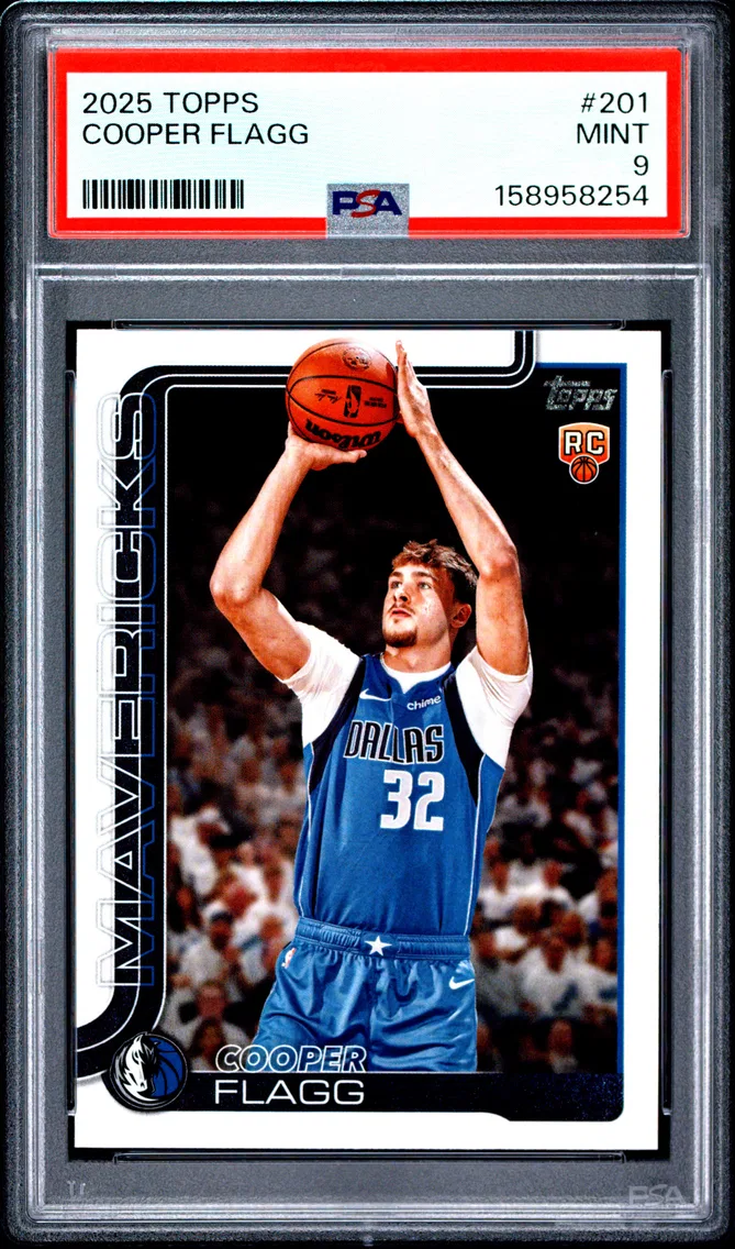 2025 #201 Cooper Flagg PSA 9 Topps