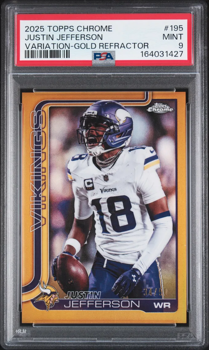 2025 #195 Justin Jefferson PSA 9