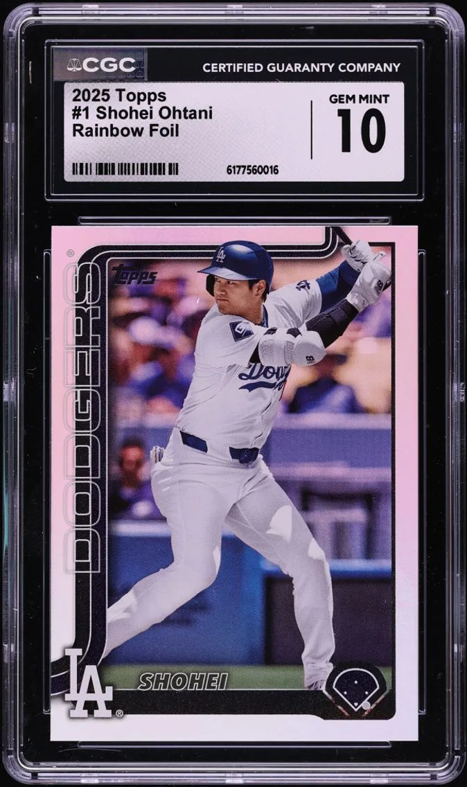 2025 Topps Rainbow Foil Shohei Ohtani #1 CGC 10 GEM MINT