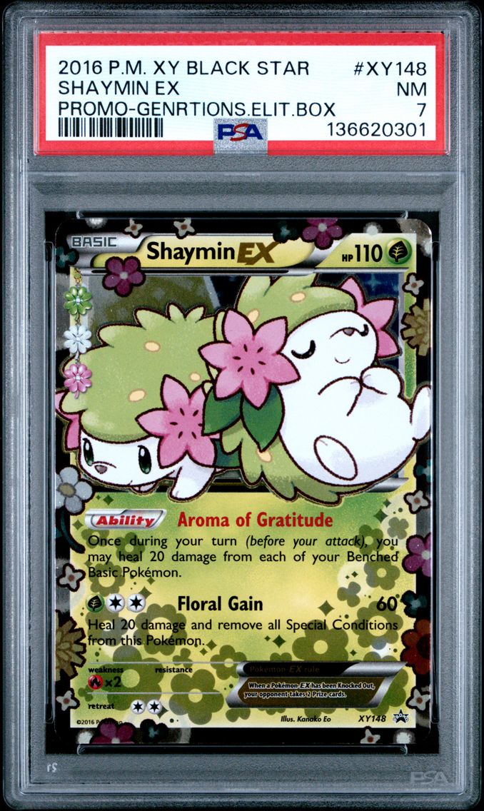 2016 #XY148 Shaymin EX PSA 7 XY 